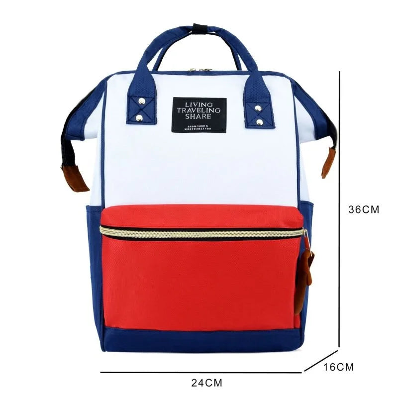 Large Capacity Nappy Bag Mummy Baby Waterproof Backpack