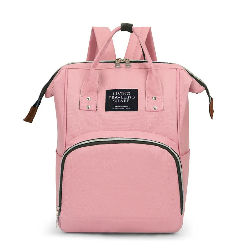 Mummy Maternity Nappy Bag Large Capacity Baby Care Bag Mom Backpack