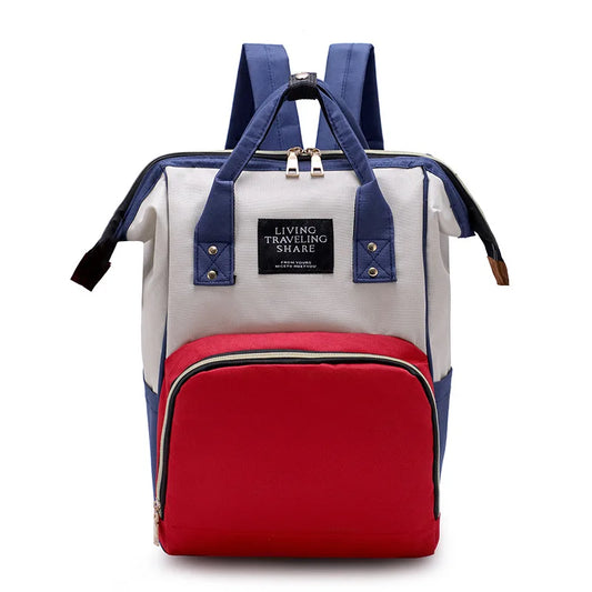 Mummy Maternity Nappy Bag Large Capacity Baby Care Bag Mom Backpack