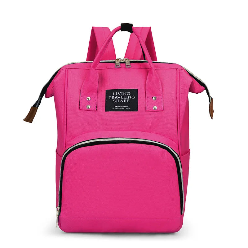 Mummy Maternity Nappy Bag Large Capacity Baby Care Bag Mom Backpack