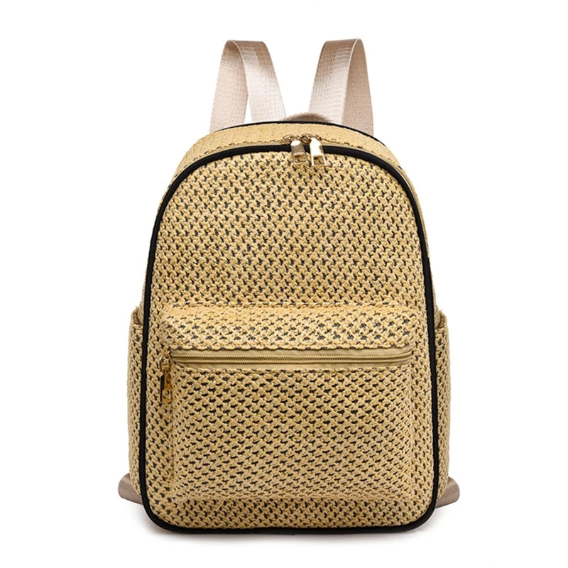 National Style Beach Backpack Shoulder Bag Rucksack Daypack for Casual Shopping