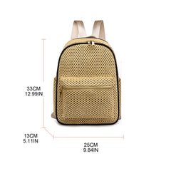 National Style Beach Backpack Shoulder Bag Rucksack Daypack for Casual Shopping