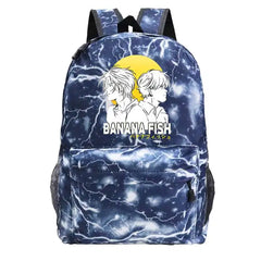 Banana Fish Waterproof Anime Women Backpack