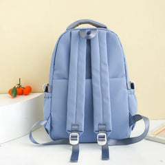 Waterproof Nylon Women Backpack for Girls School Bag
