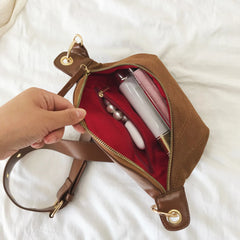 PU Leather Chain Waist Bag Belt Bag for Women