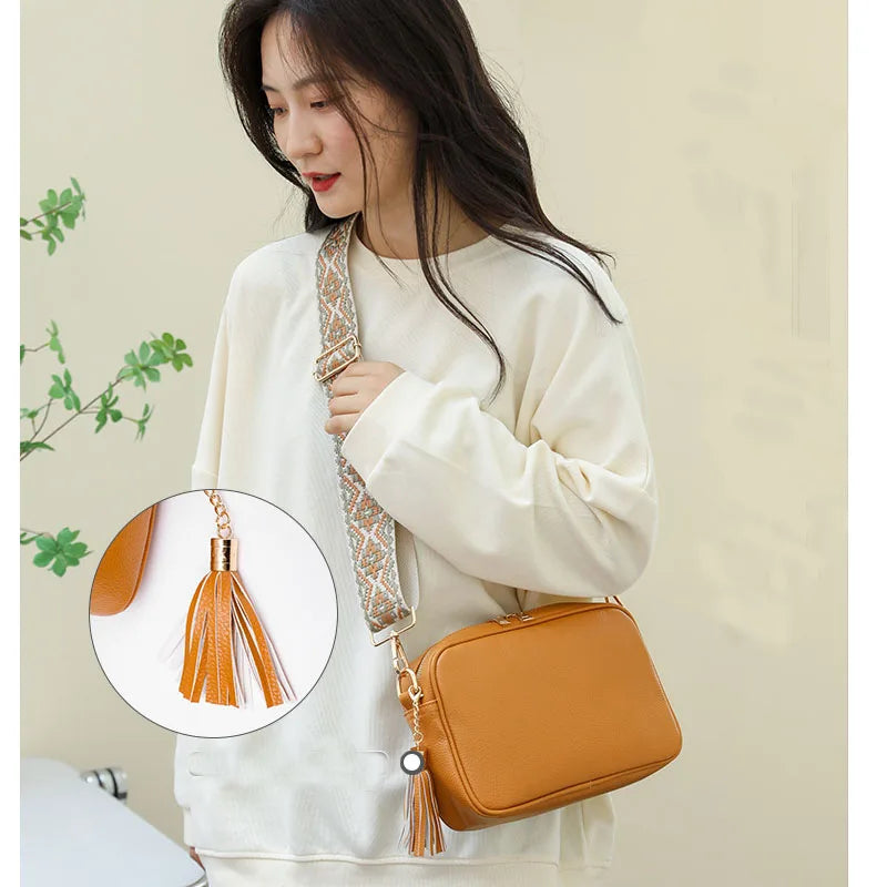 Women's Large Crossbody Bag PU Leather Handbag