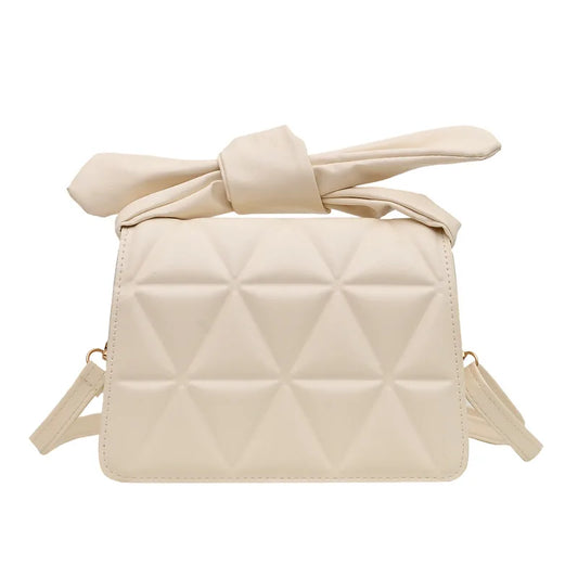 Women's Solid Handbag Purse Small Square Messenger Bag
