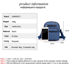 Mini Nylon Shoulder Bag for Women