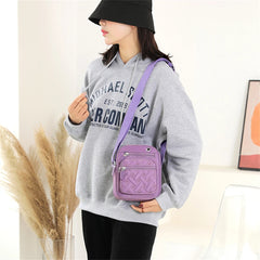 Mini Nylon Shoulder Bag for Women