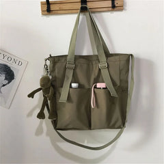Women Canvas Tote Bag Waterproof Large Capacity
