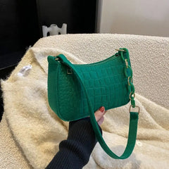 Dermatoglyph Texture Subaxillary Shoulder Bag