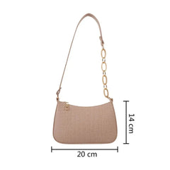 Dermatoglyph Texture Subaxillary Shoulder Bag