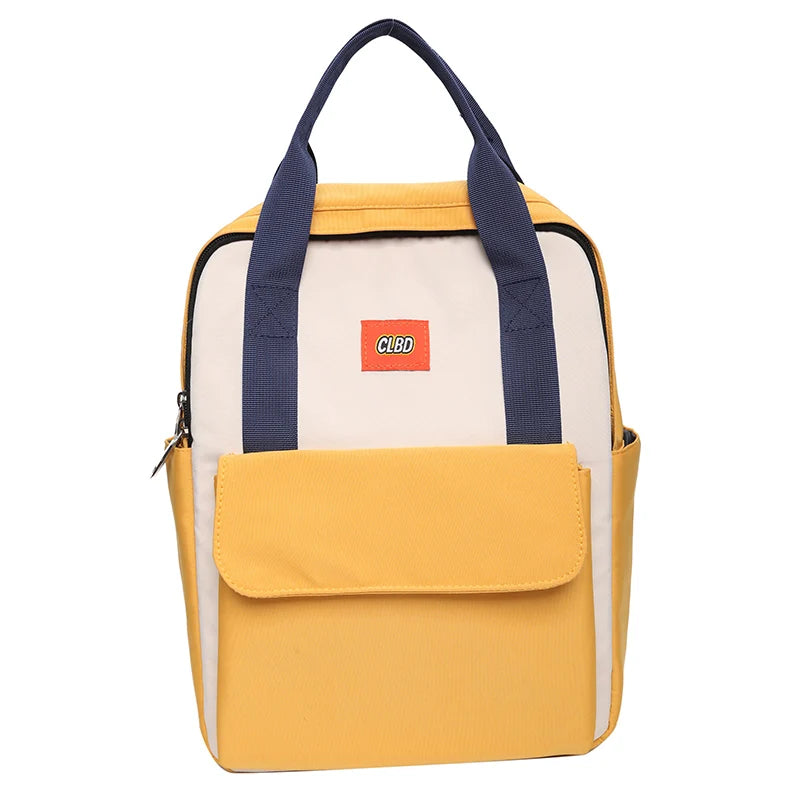 Nylon Girl Backpack for Teenage Lightweight Waterproof Travel Bag