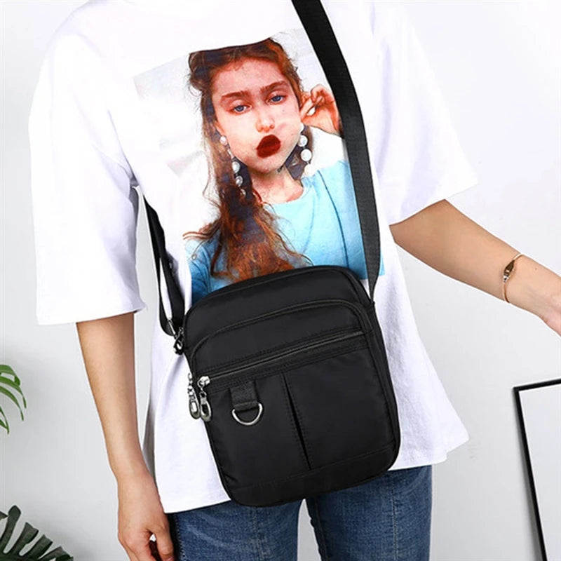 Waterproof Nylon Ladies Shoulder Bag Crossbody For Women