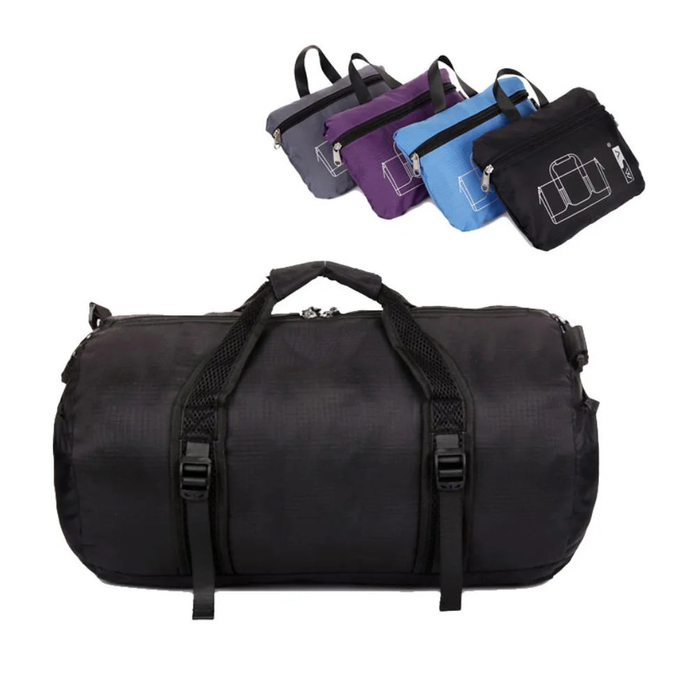 Large Capacity Vintage Luggage Bag Folding Travel Handbag