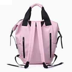 Nylon Waterproof Backpack Women Large Capacity School bags Casual Solid Handbags