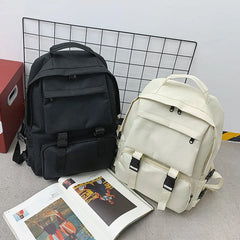Nylon Women Backpack Female School Girls Travel Backpack