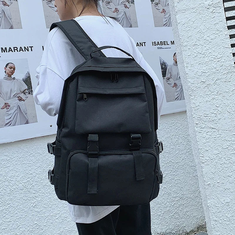 Nylon Women Backpack Female School Girls Travel Backpack