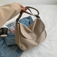 Nylon Women Shoulder Crossbody Bag for School Girls Large Handbags