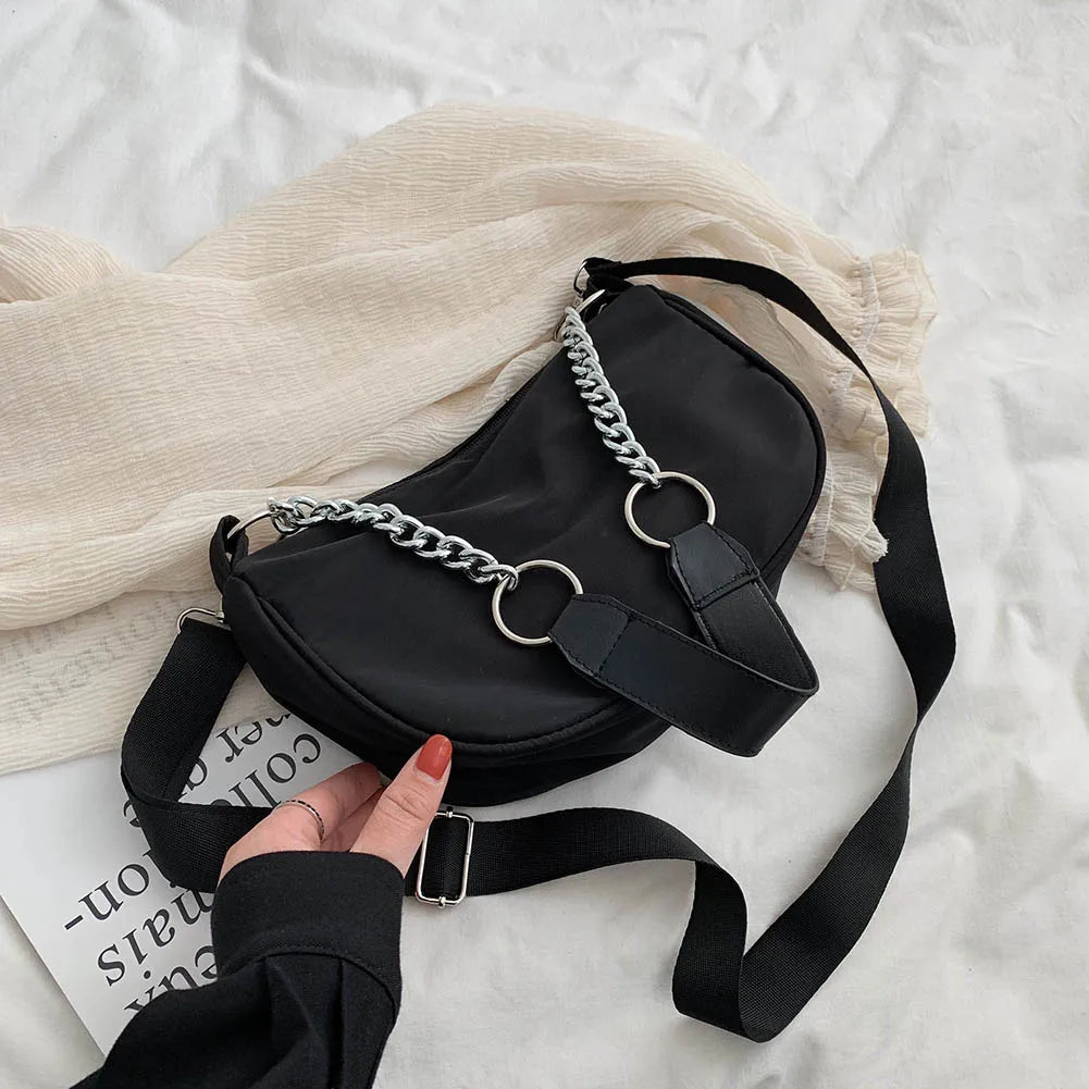 Nylon Women Shoulder Totes Handbags Crossbody Top-handle Bag