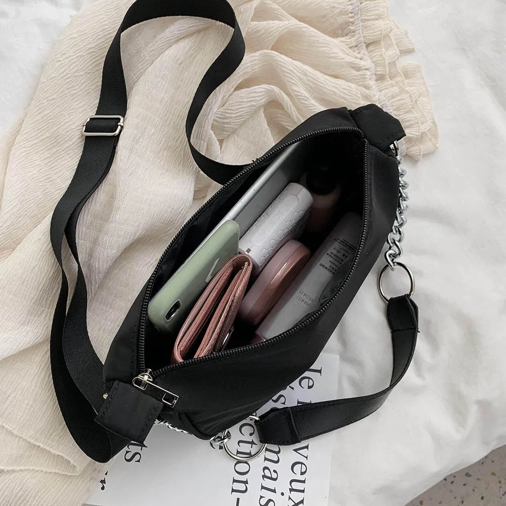 Nylon Women Shoulder Totes Handbags Crossbody Top-handle Bag