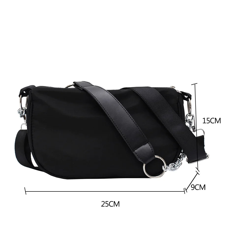 Nylon Women Shoulder Totes Handbags Crossbody Top-handle Bag