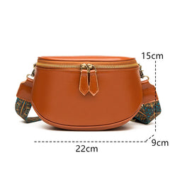 Vintage Oil Wax Leather Shoulder Bag