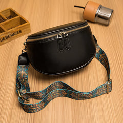 Vintage Oil Wax Leather Shoulder Bag