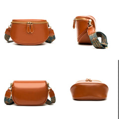 Vintage Oil Wax Leather Shoulder Bag