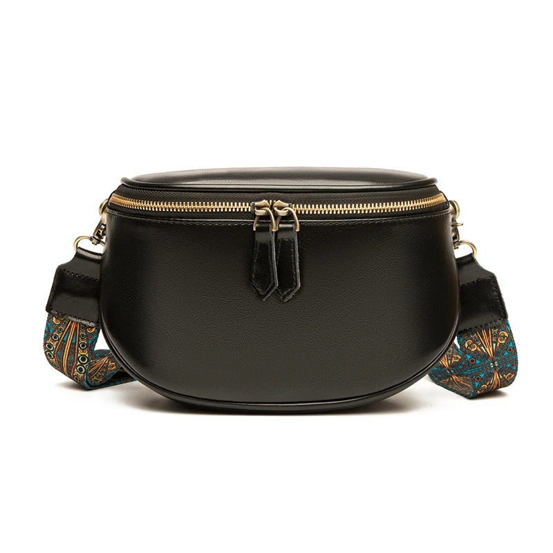 Vintage Oil Wax Leather Shoulder Bag
