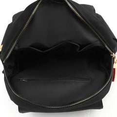 Casual Shoulder Backpack for Women Travel Student Solid Color