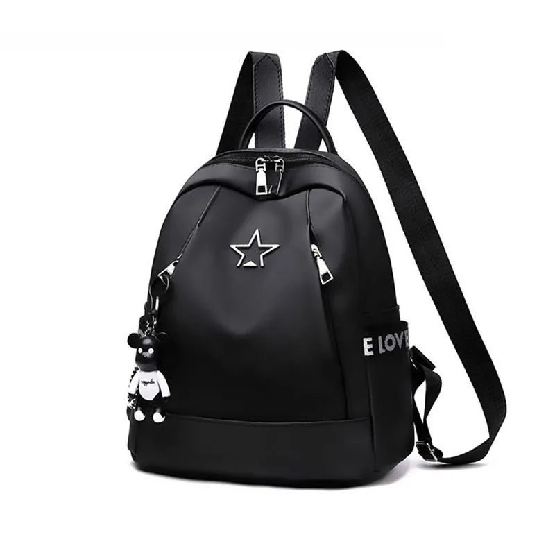 Oxford Women Backpack Large Capacity Shoulder Bag Waterproof