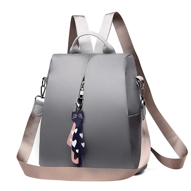 Oxford Women's Anti-theft Backpack High School Travel Bag