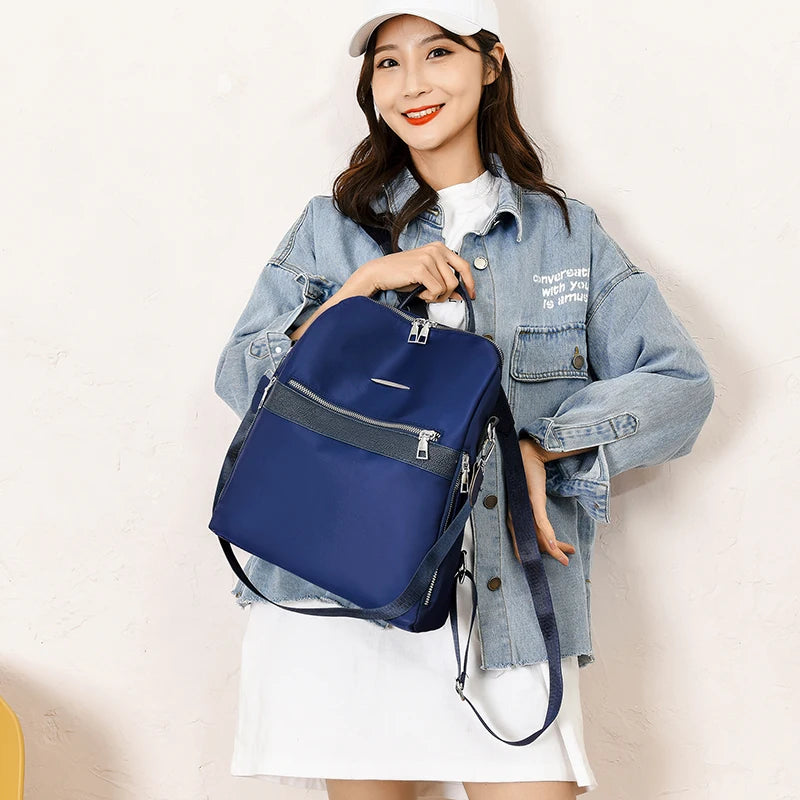Waterproof Oxford Cloth Backpack for Women
