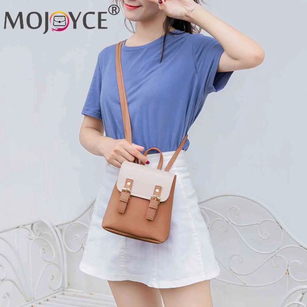 PU Hit Girls School Bags Splicing Flap Women Shoulder Bags