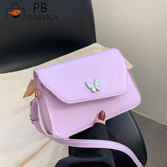 Butterfly Design Women's Messenger Handbag Shoulder Crossbody Bag