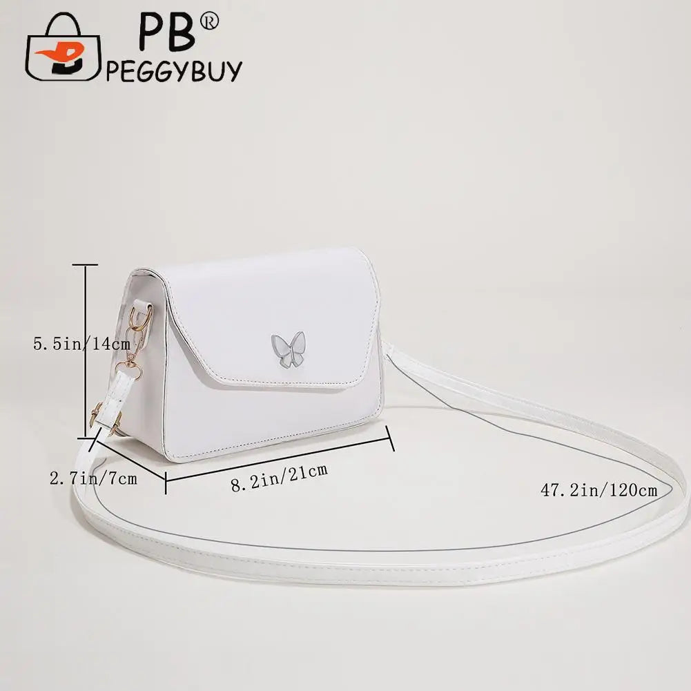 Butterfly Design Women's Messenger Handbag Shoulder Crossbody Bag