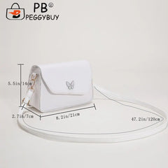 Butterfly Design Women's Messenger Handbag Shoulder Crossbody Bag