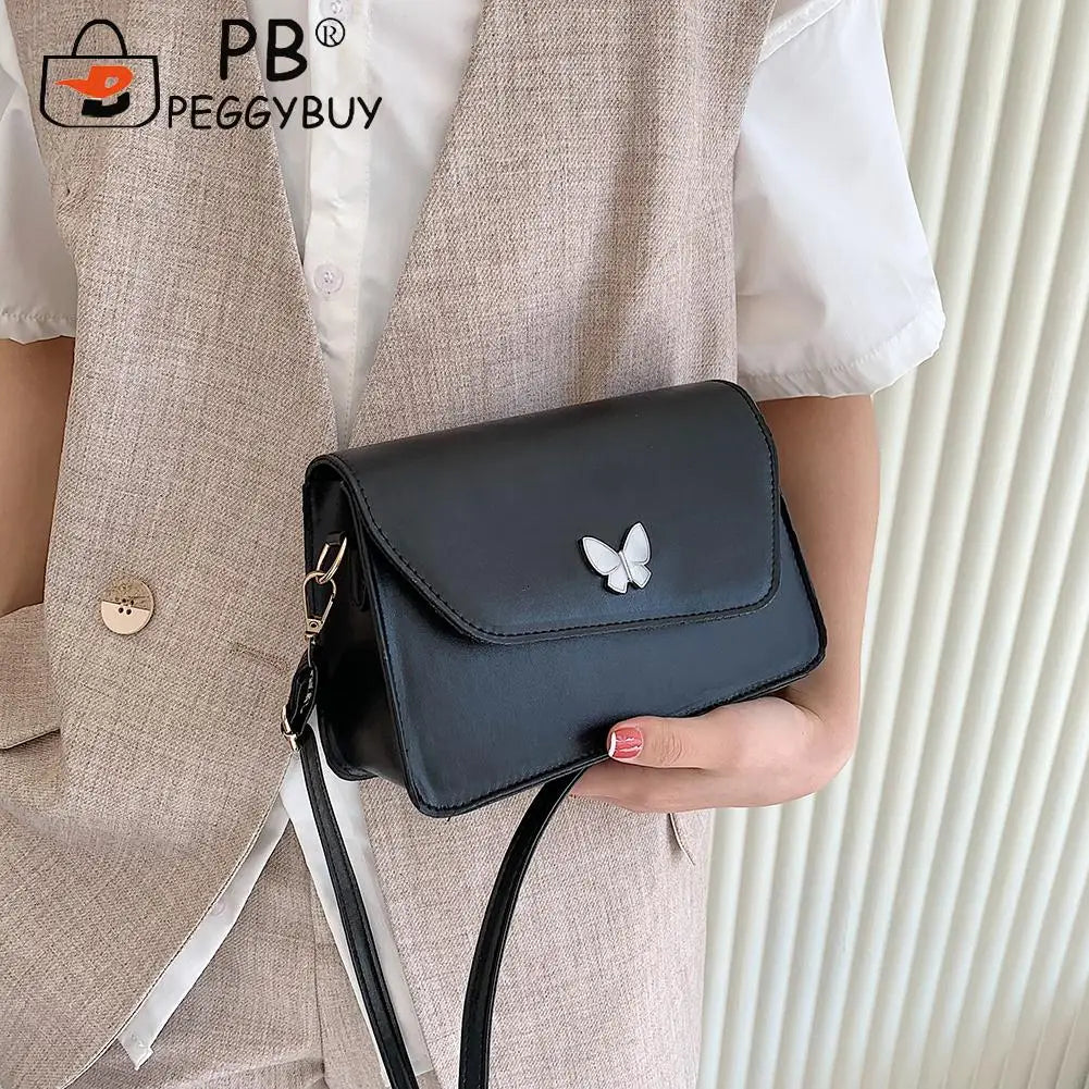 Butterfly Design Women's Messenger Handbag Shoulder Crossbody Bag
