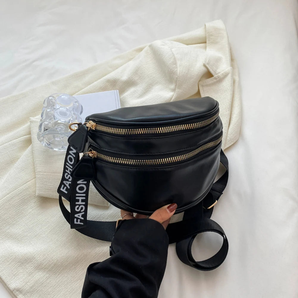 Vintage PU Leather Crossbody Shoulder Bag