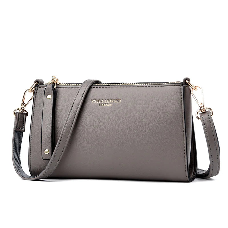 Lady PU Leather Underarm Bag Cross Party Shoulder Messenger Handbag