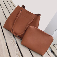 Large Women's Shoulder Bag Tote PU Leather Handbag Ladies Composite Bags