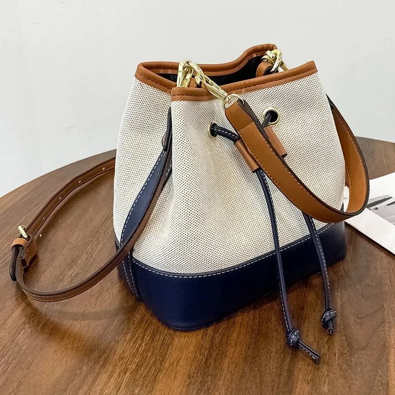 Retro PU Leather Handbag for Women Shopping Office Lady Shoulder Bag
