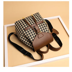 PU Leather Travel Female Shopping Backpack Student Schoolbag