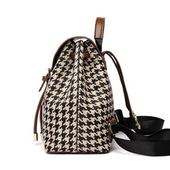PU Leather Travel Female Shopping Backpack Student Schoolbag