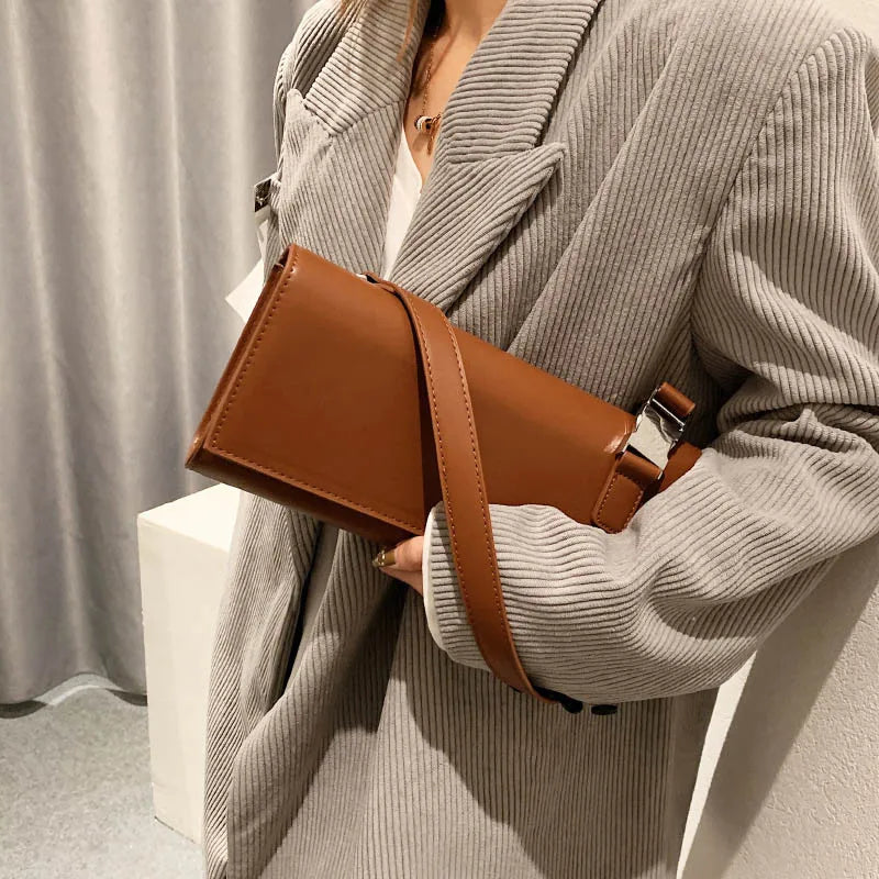Women's PU Leather Underarm Bag Handbag Purse Tote Shoulder