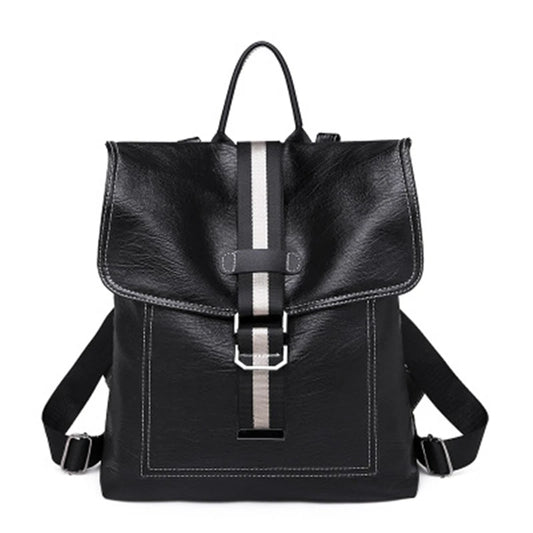 PU Leather Women Backpacks Girls Purse Lightweight Rucksack Shoulder Bag