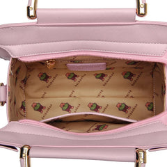PU Leather Women's Tote Bag Triangle Patchwork Shoulder Bag