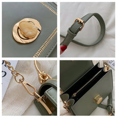 PU Handbags Ladies Crossbody Bags Female Shoulder Bag Solid Messenger Bags