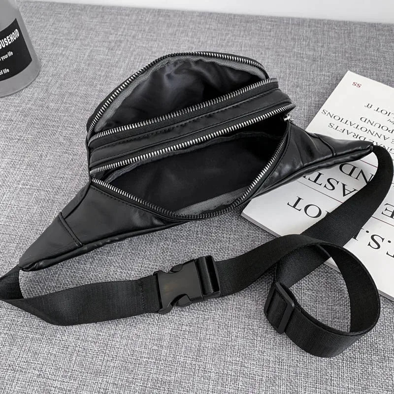 PU Women Bag Waist Chest Pouch Female Belt Purse Travel Phone Crossbody Bags